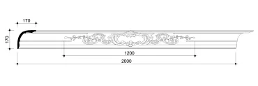 картинка Карниз Imposta CD38.2022